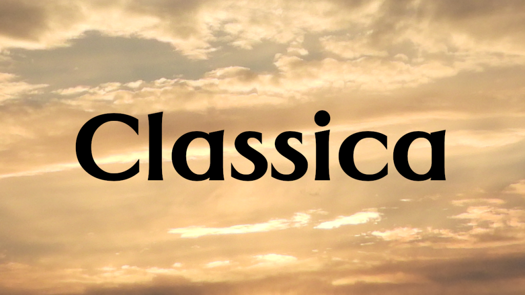 Classica Font Family website image
