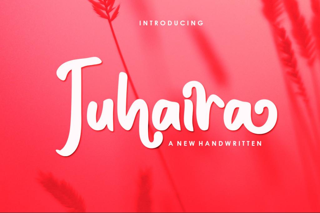 Juhaira Font website image