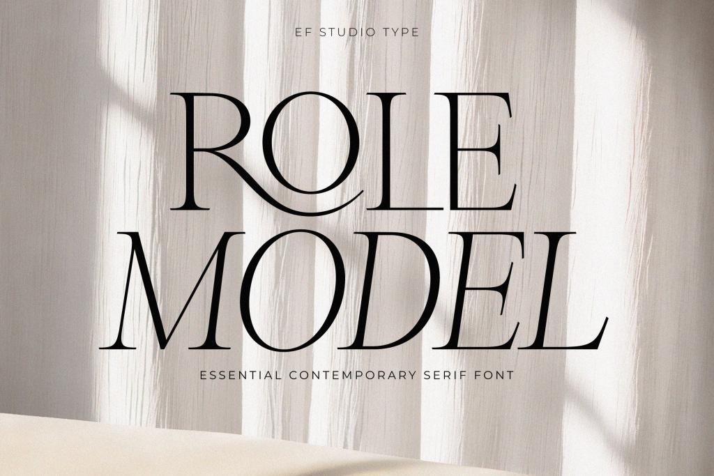 Role Model – Personal Use Font website image