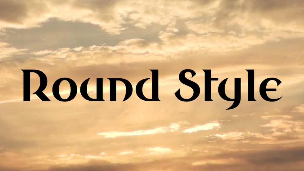Round Style Font Family website image