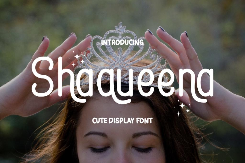 Shaqueena Font Family website image