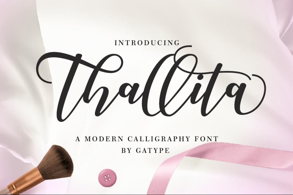 Thallita Font website image