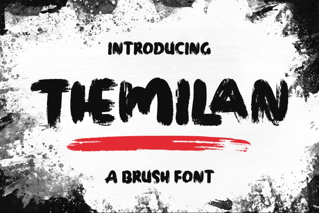 Themilan Font Family website image