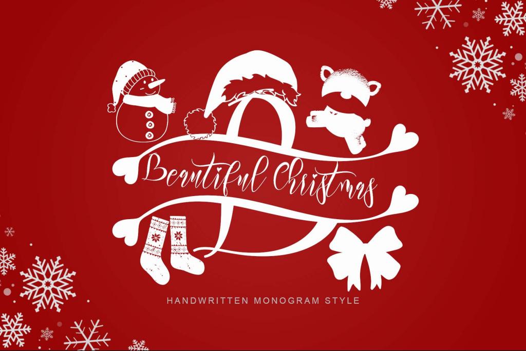 Beautiful Christmas Demo Font Family website image