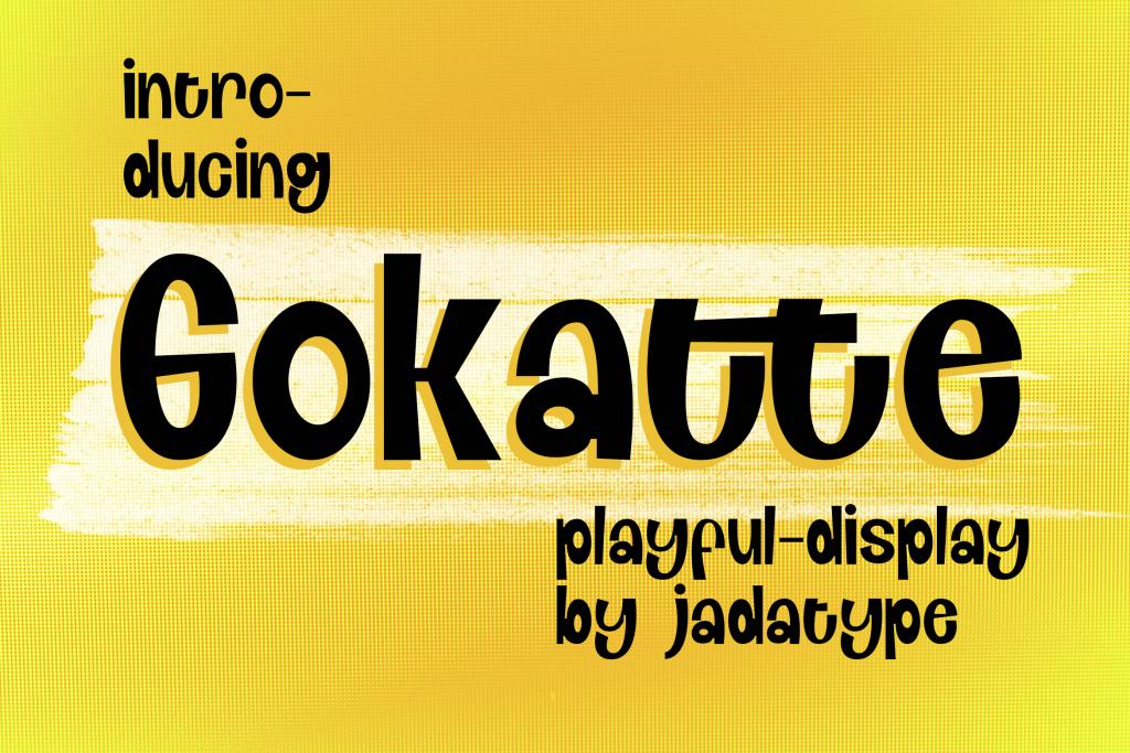 Gokatte Font website image