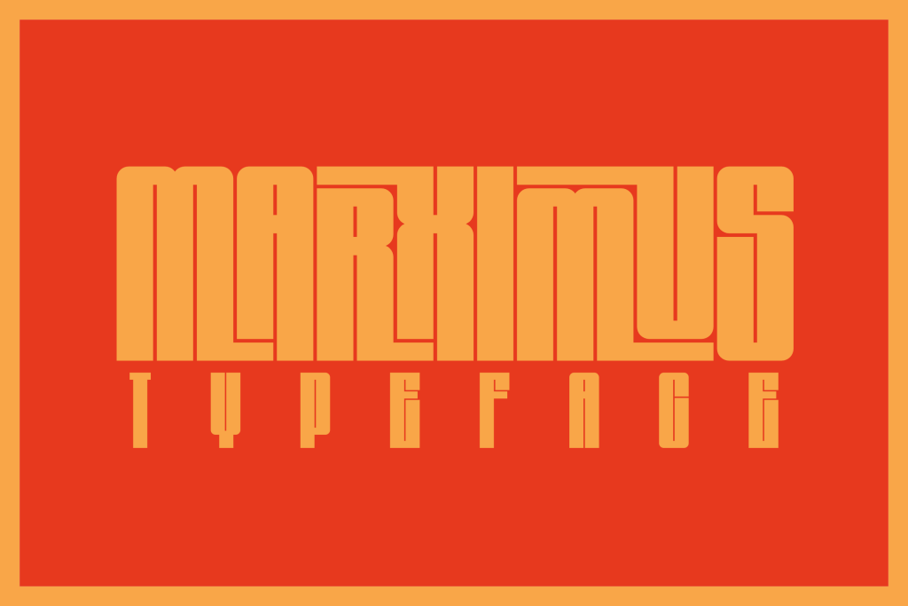 Marximus DEMO Font website image