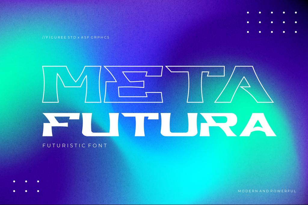 Meta Futura Demo Font website image
