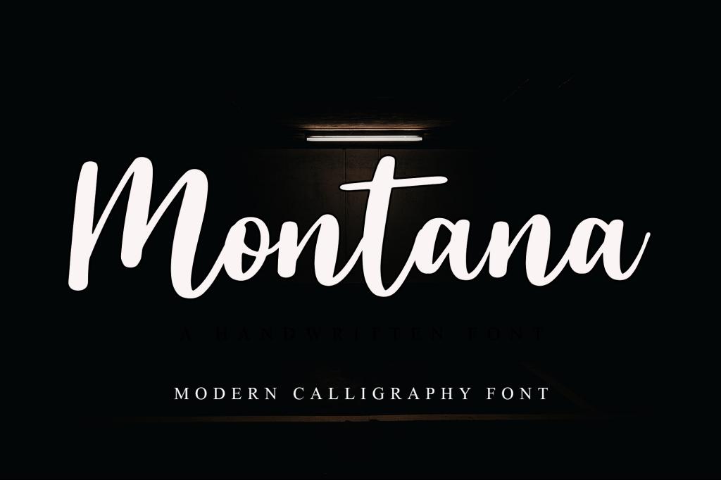 Montana Font website image