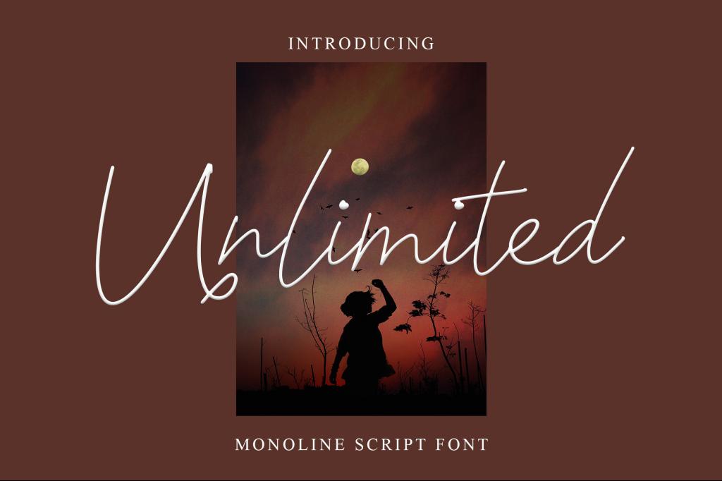 Unlimited Font website image