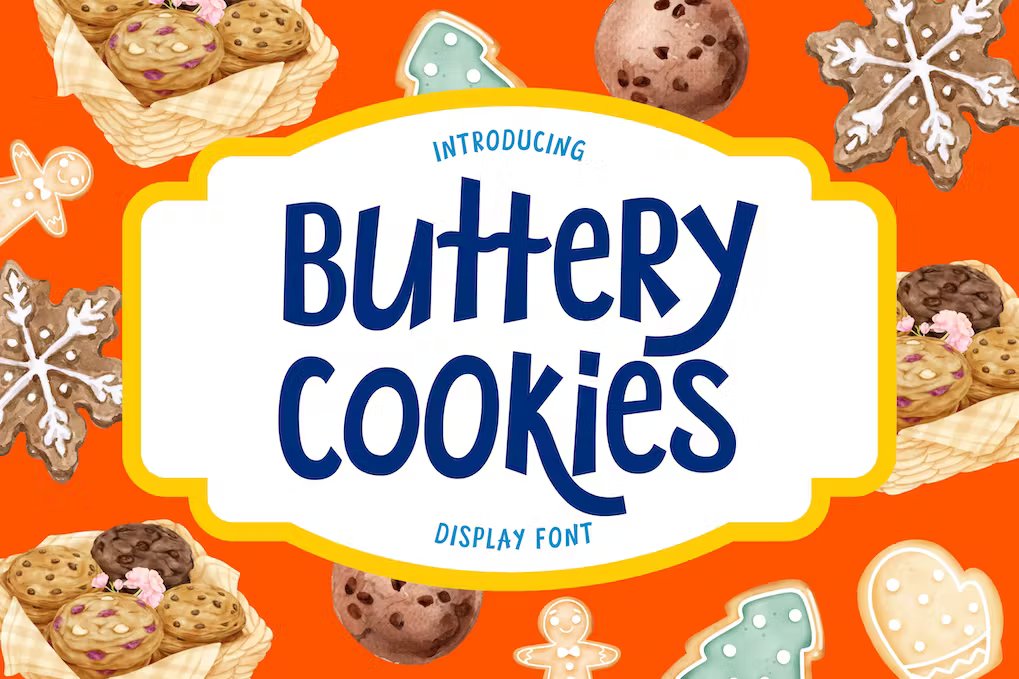 Buttery Cookies Font website image
