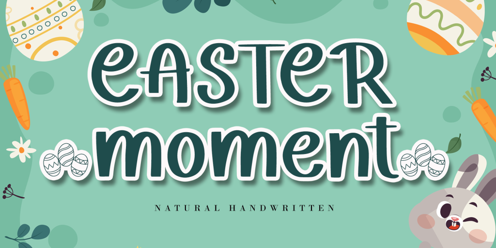Easter Moment Font website image