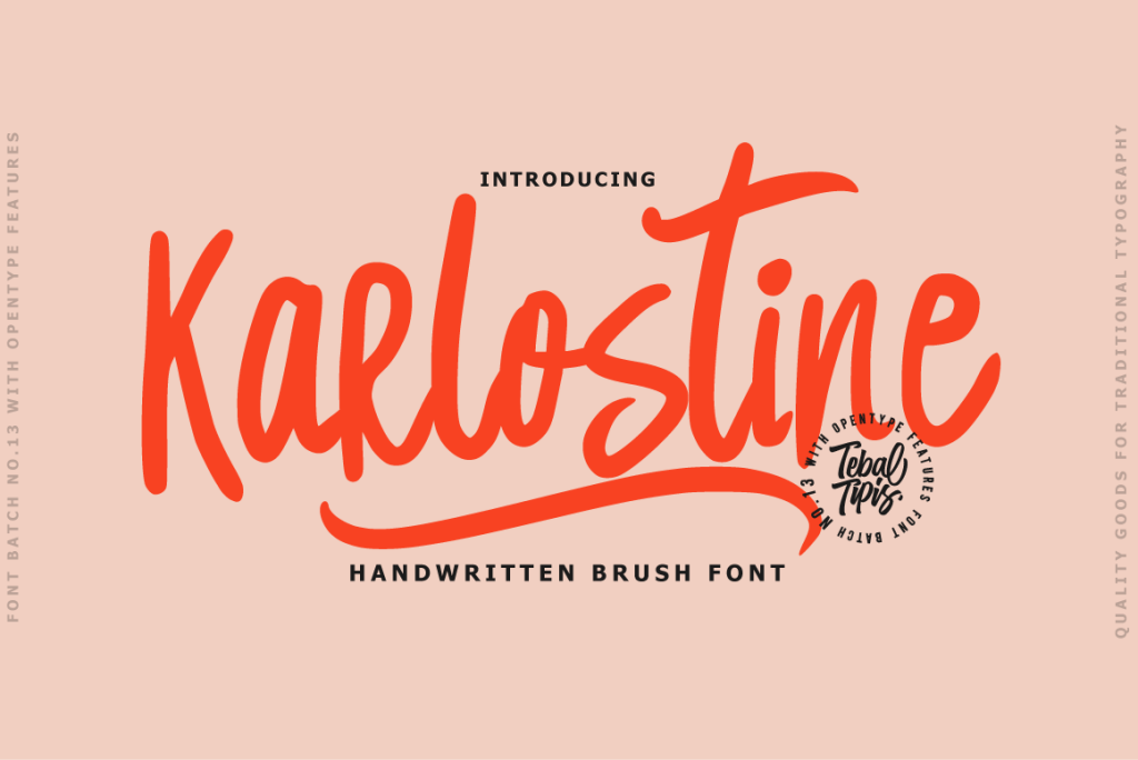 Karlostine Font Font website image