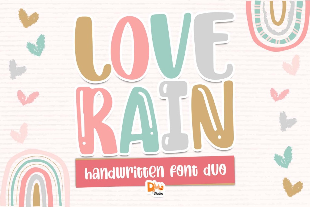 Love Rain Font website image