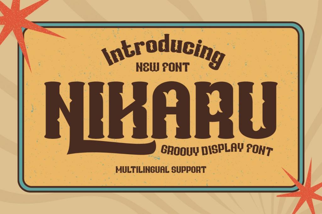 NIKARU Font website image
