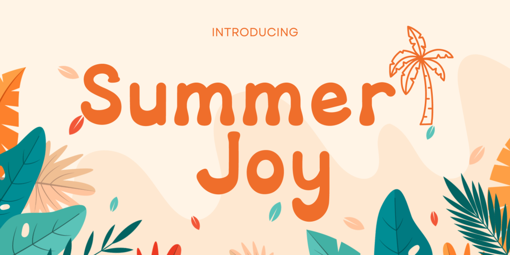 Summer Joy Font website image