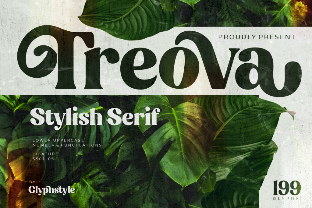 Treova Font website image