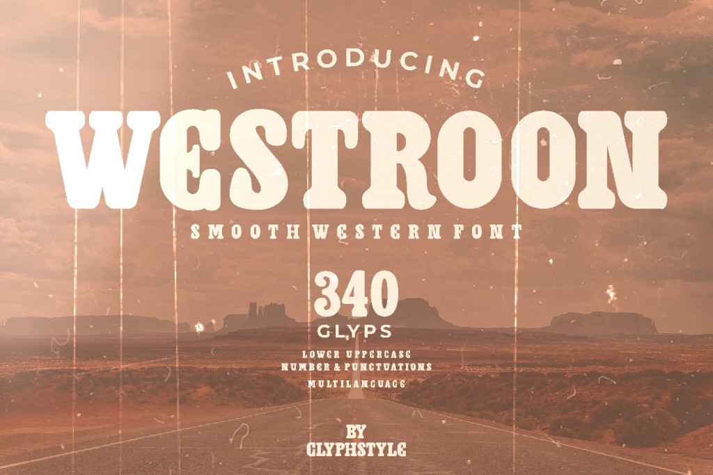 Westroon Font website image