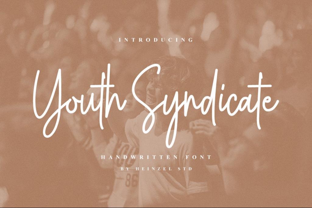 Youth Syndicate Font website image