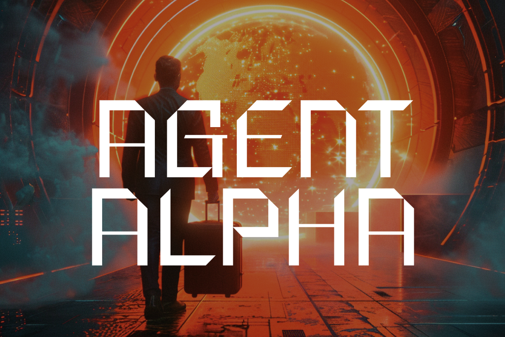 Agent Alpha Font website image