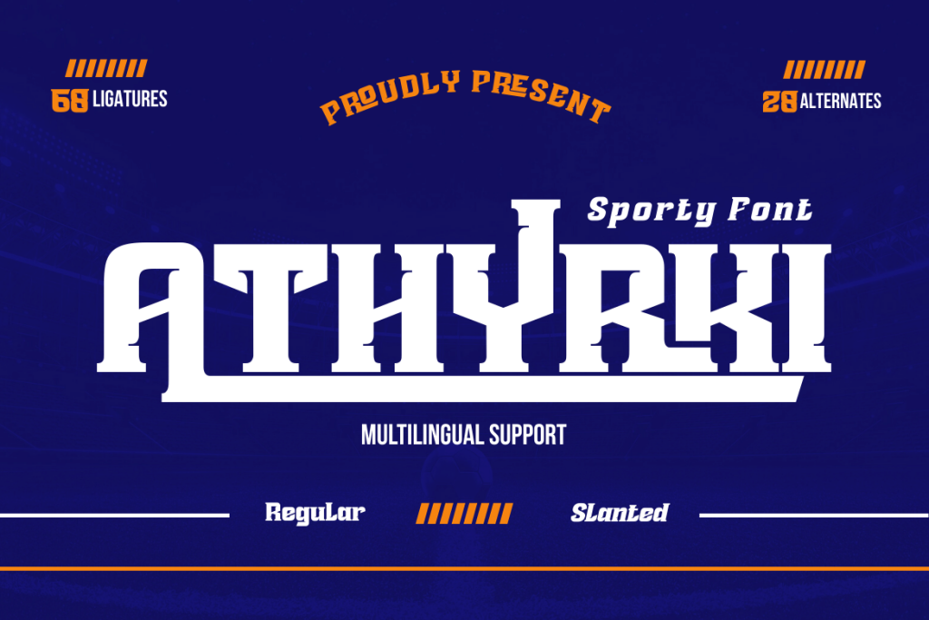 ATHYRKI Font Family website image