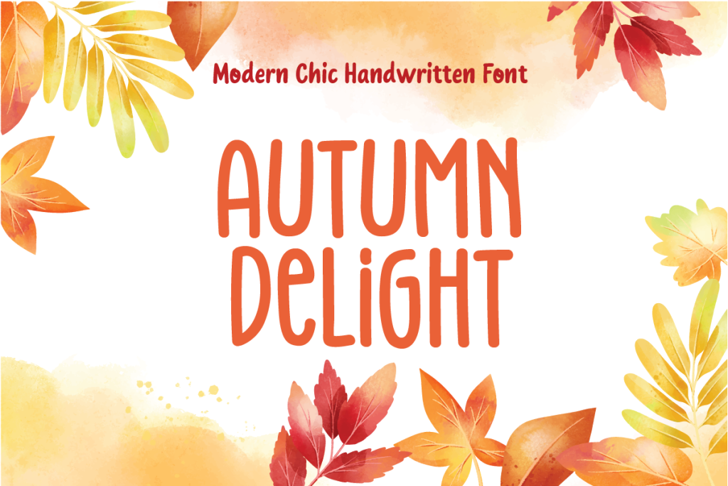 Autumn Delight Font website image