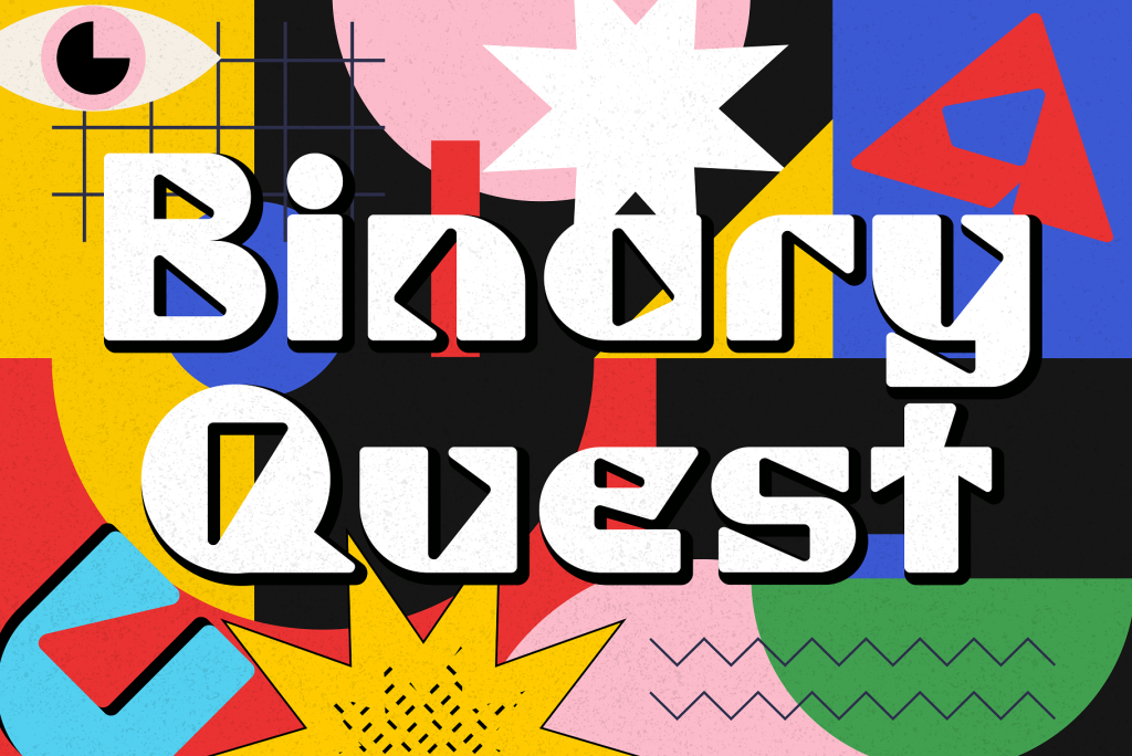 Binary Quest Font website image