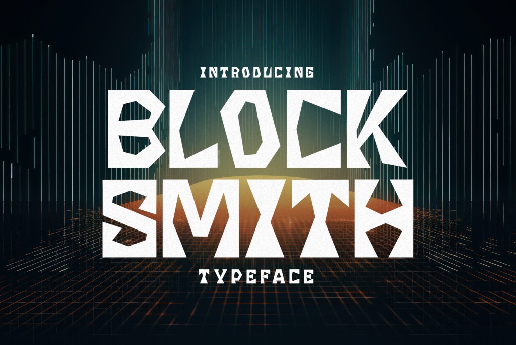 Blocksmith Font website image