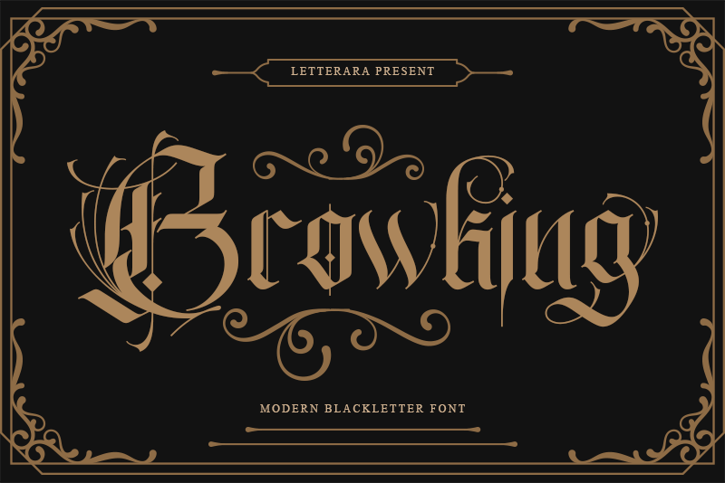 Browking – Personal use Font website image