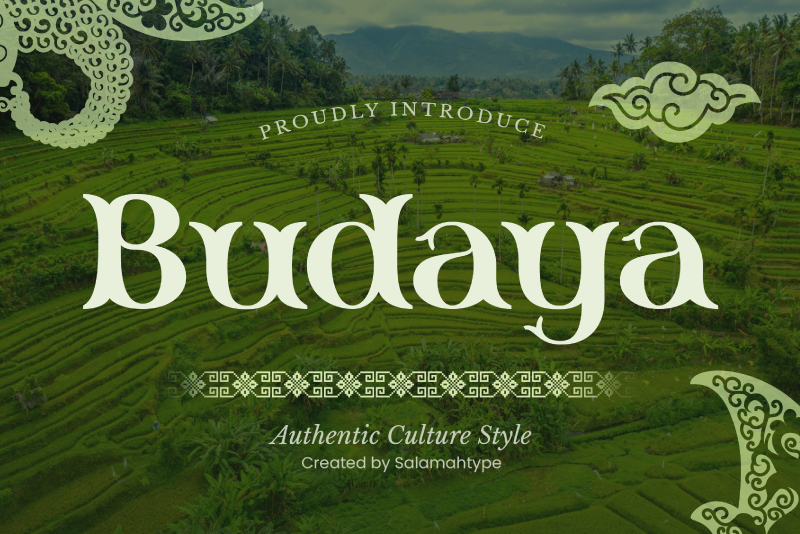 Budaya Font website image
