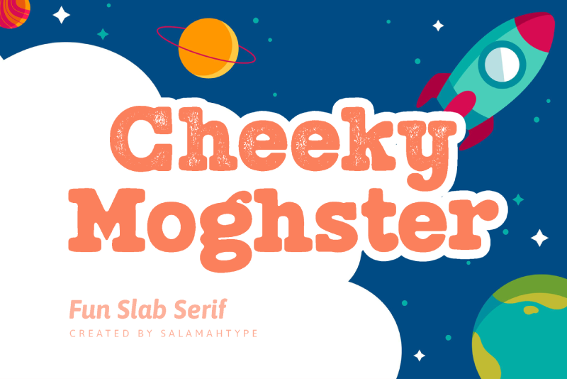 Cheeky Moghster Font Family website image