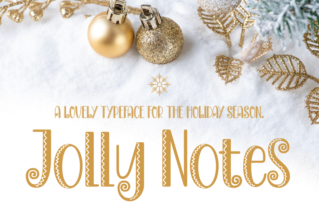 Jolly Notes Font website image