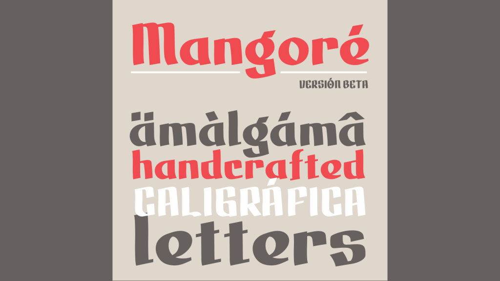 Mangore Font website image