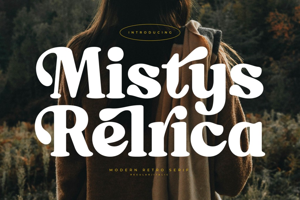 Mistys Relrica DEMO VERSION Font Family website image