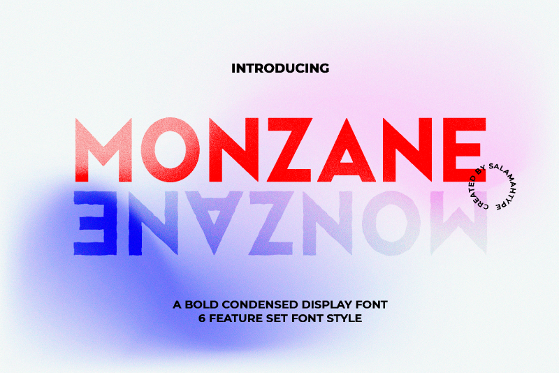 Monzane Font Family website image