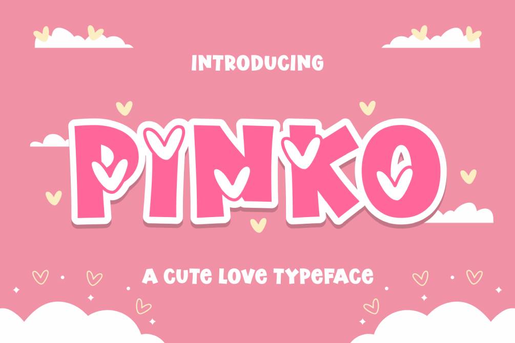 Pinko Font website image