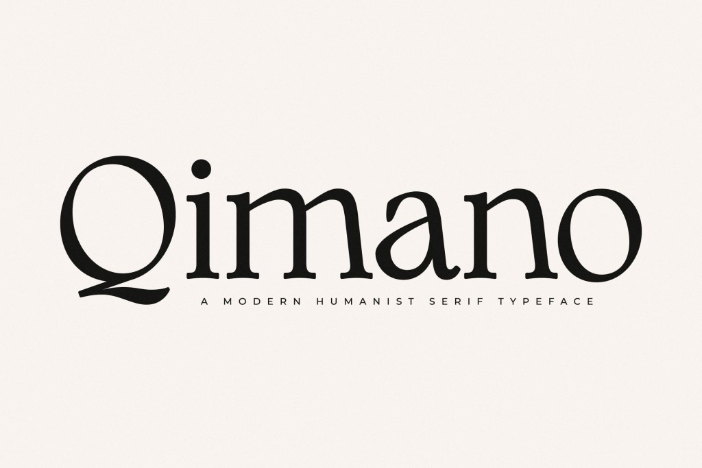 Qimano DEMO VERSION Font Family website image