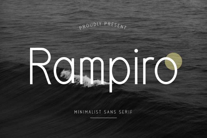 RampiroDEMO Font website image