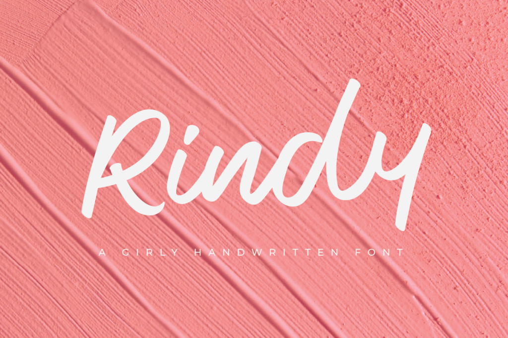 Rindy Font website image