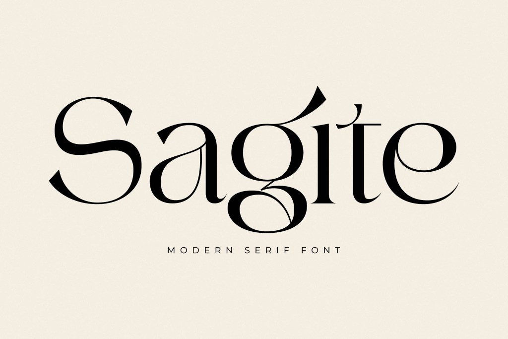 Sagite DEMO VERSION Font Family website image