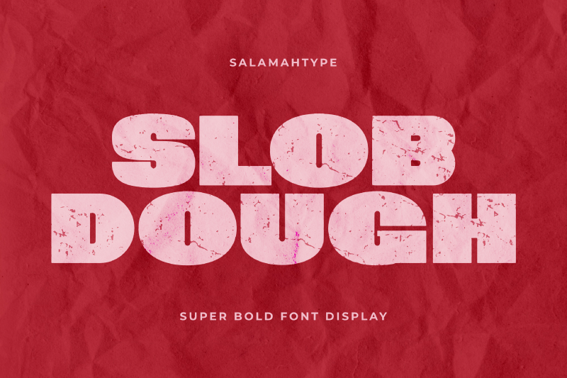 Slob Dough Font Family website image