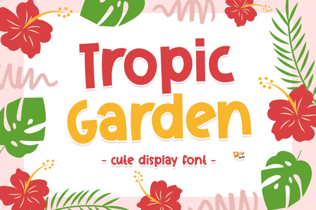 Tropic Garden Font website image
