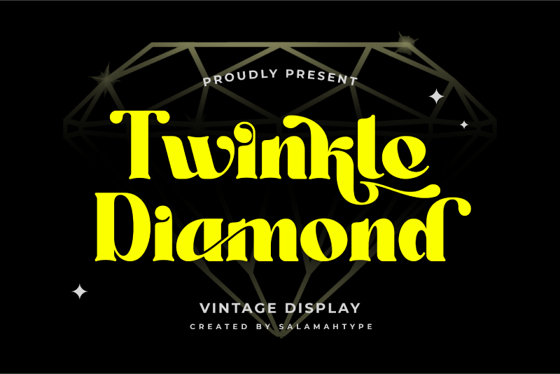 Twinkle Diamond DEMO Font website image