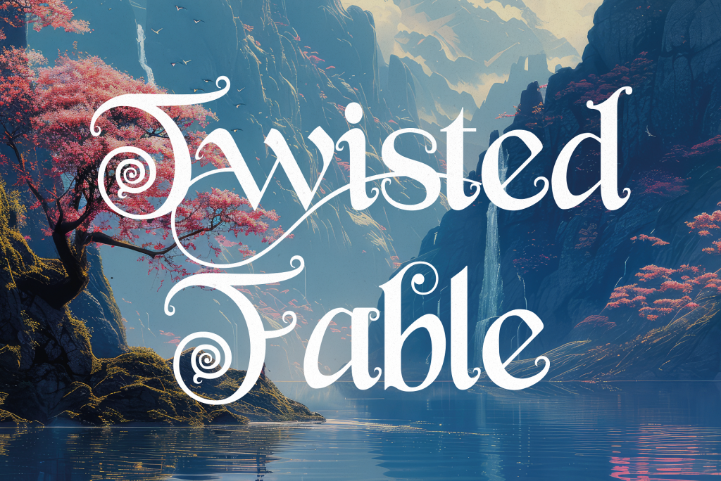 Twisted Fable Font website image