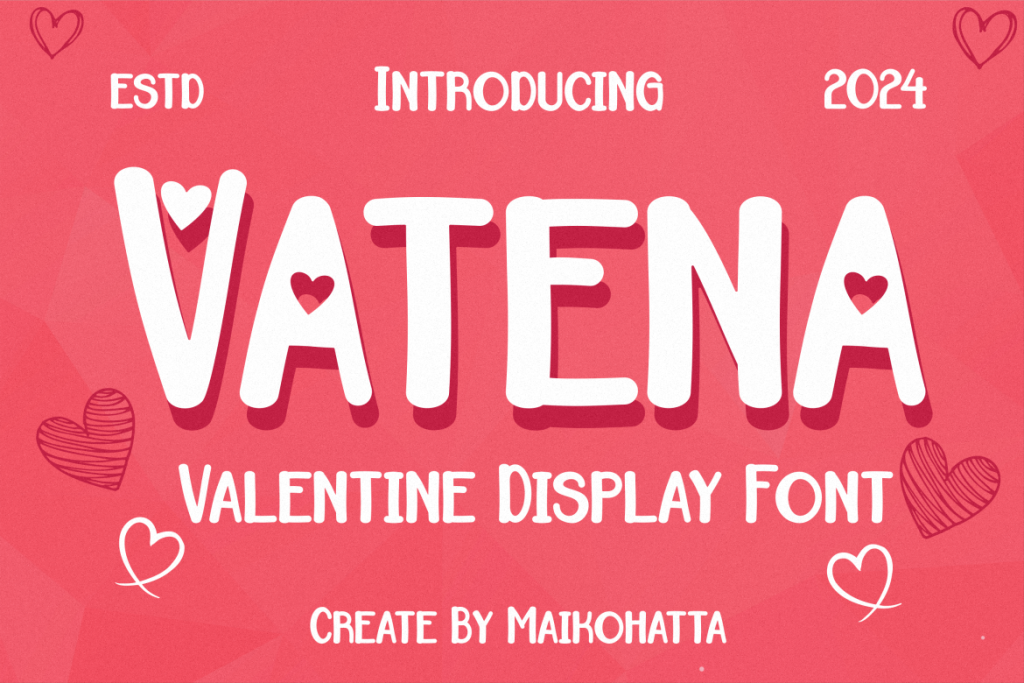 Vatena Font website image