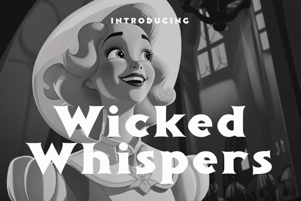 Wicked Whispers Font website image