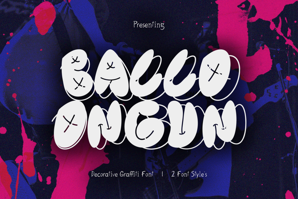 CF Balloongun Demo Font Family website image