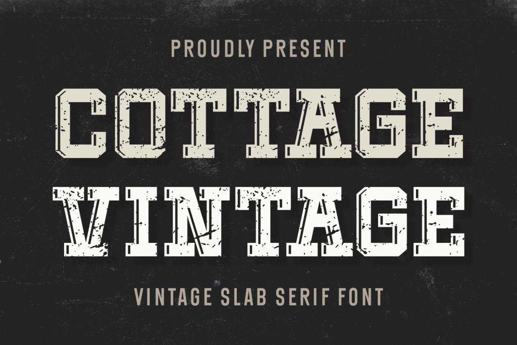 Cottage Vintage Font website image
