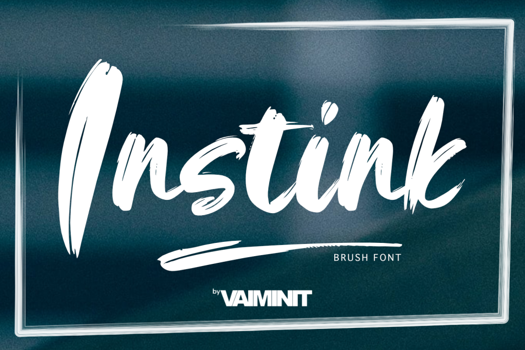 Instink Font website image