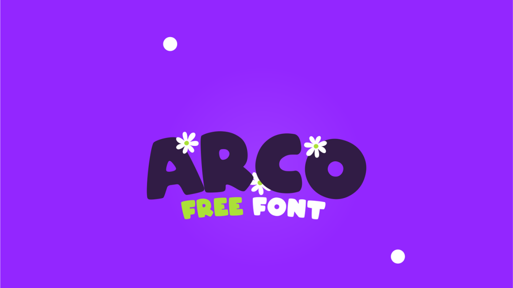 ARCO Font website image