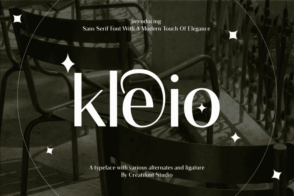 CF Kleio Demo Font Family website image